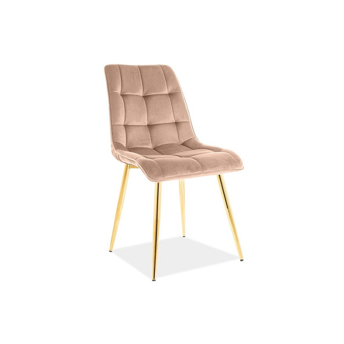 Virtuvės kėdė Pearl (Velvetas/Auksinės kojytės)